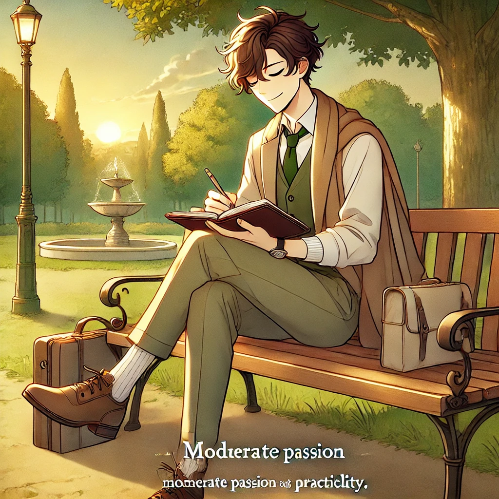 程よい情熱と現実感を両立するタイプ